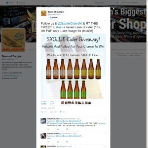 Win a Mixed case of cider