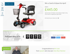 Win A mobility scooter worth £445