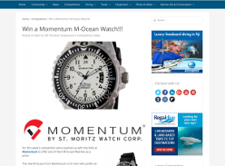 Win a Momentum M-Ocean Watch