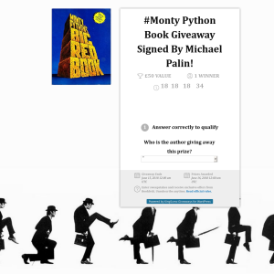 Win a Monty Python Book Signed By Michael Palin