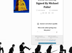 Win a Monty Python Book Signed By Michael Palin