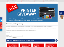 Win a Multifunction Printer + 12 Months Supply of ink
