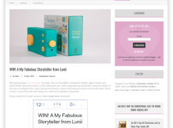 Win A My Fabulous Storyteller from Lunii