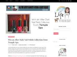 Win a Nail Polish Trio from Temple Spa