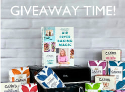 Win a New Air Fryer, Juliet Sears Book Air Fryer Baking Magic and a Range of Carr's Flour Mixes