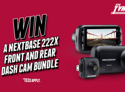 Win A Nextbase 222X Front AND Rear Dash Cam bundle