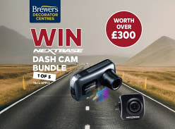 Win a Nextbase Front and Rear View Dash Cam Worth £300