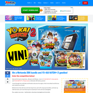 Win a Nintendo 2DS Bundle + YO-KAI Watch 2 Goodies