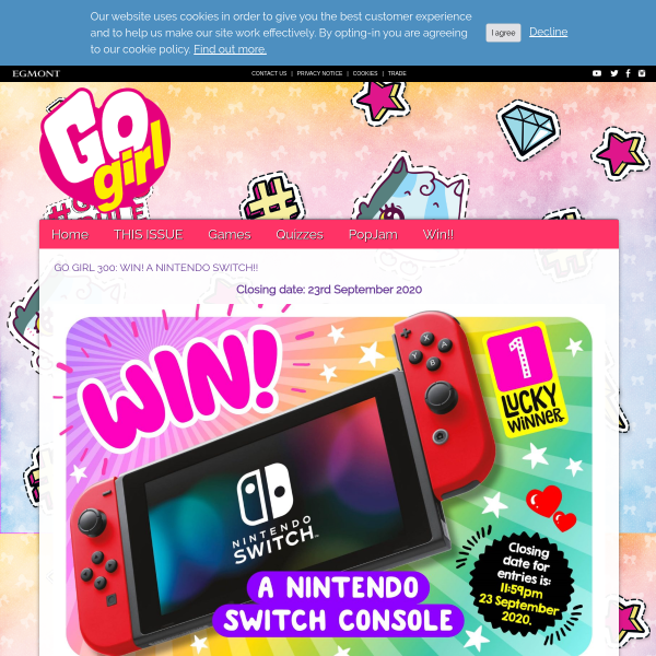 Go Girl Win A Nintendo Switch Competitionsuk Co Uk