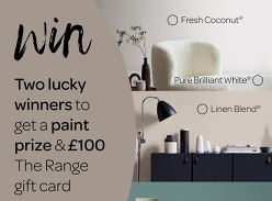 Win a Paint Prize & a £100 the Range Gift Card