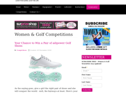 Win a Pair of adipower Golf Shoes