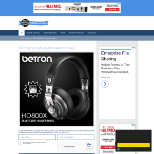 Win a pair of Betron Wireless Headphones