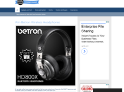 Win a pair of Betron Wireless Headphones