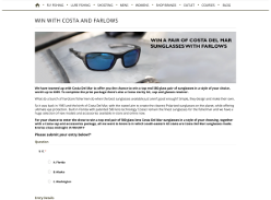 Win a Pair Of Costa Del Mar Sunglasses
