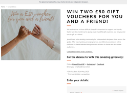 Win A Pair Of Gold Plated Rhombus Earrings From Elena Jewelry Concepts