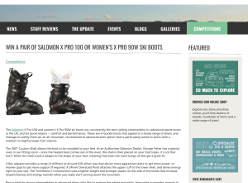 Win A Pair Of Salomon X Pro 100 Or Women's X Pro 90W Ski Boots