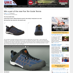 Win a Pair Of The Five Ten Guide Tennie Shoes