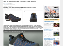 Win a Pair Of The Five Ten Guide Tennie Shoes