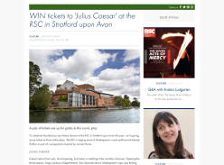 Win a Pair of Tickets To Julius Caesar At The RSC In Stratford Upon Avon