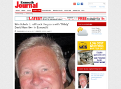 Win a Pair of Tickets to Roll Back The Years: David Hamilton, Exmouth