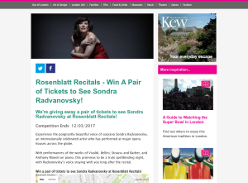 Win A Pair of Tickets to See Sondra Radvanovsky