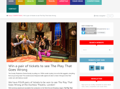 Win a pair of tickets to see The Play That Goes Wrong