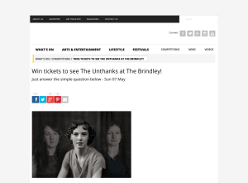 Win a Pair of Tickets To See The Unthanks At The Brindley