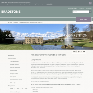 Win a Pair of Tickets To The RHS Chatsworth Flower Show