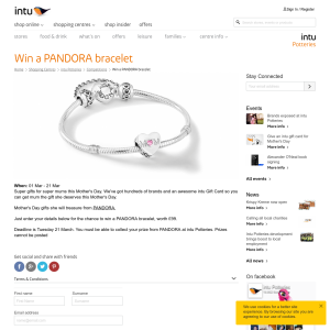 Win a Pandora Bracelet