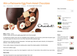 Win a Patisserie Egg from Hotel Chocolate