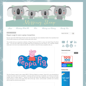 Win a Peppa's Laptop Toy