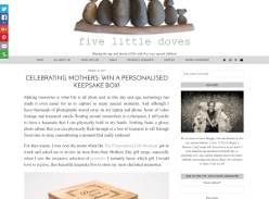 Win a Personalised Oak Photograph Keepsake Box