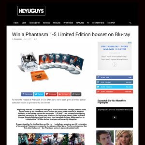Win a Phantasm 1-5 Limited Edition boxset on Blu-ray