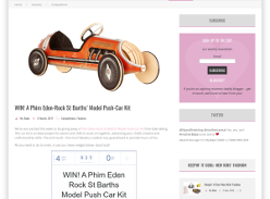 Win a Phim Eden-Rock St Barths Model Push-Car Kit