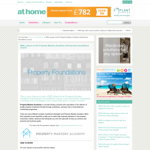 Win a place on the Property Mastery Academy introductory foundations course