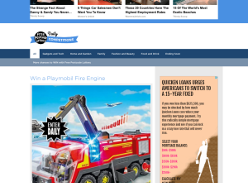 Win a Playmobil Fire Engine worth £45