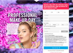 Win a professional make up day