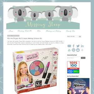 Win a Project Mc2 Crayon Makeup Science Kit