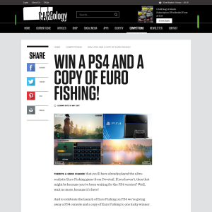 Win a PS4 + copy of Euro Fishing