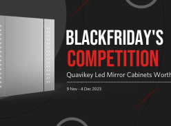 Win a Quavikey Led Mirror Cabinets