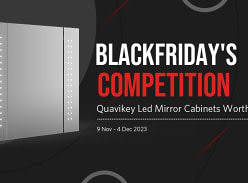 Win a Quavikey Led Mirror Cabinets