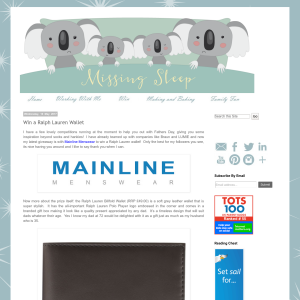 Win a Ralph Lauren Wallet RRP £49.99