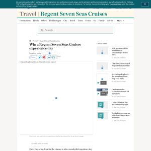 Win a Regent Seven Seas Cruises experience day
