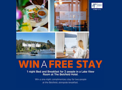 Win a Romantic 1-Night Bed and Breakfast Stay for 2 at the Stunning Belsfield Hotel!