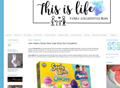 Win a Sands Alive Cake Shop Set