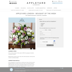 Win a Scented Lavendar Bouquet