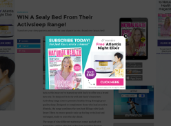 Win A Sealy Bed From Their Activsleep Range