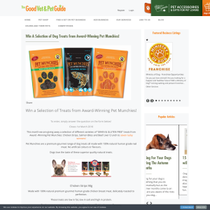 Win a Selection of Treats from Munchies