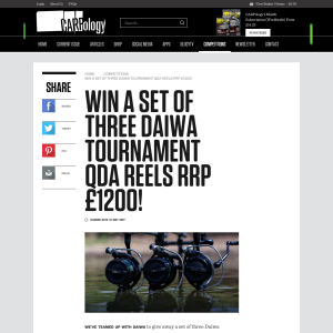 Win a set of 3 Daiwa Tournament QDA reels RRP £1200