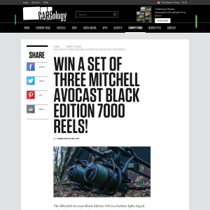 Win a set of 3 Mitchell Avocast Black Edition 7000 Reels